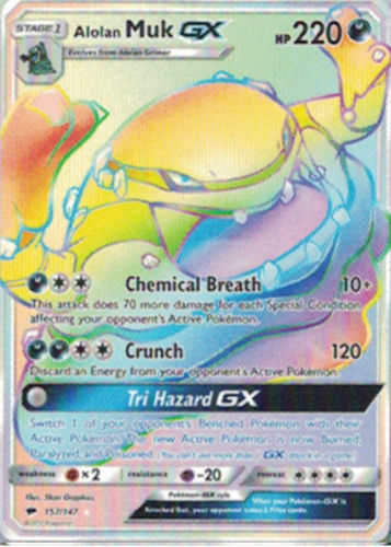 Alolan Muk GX - 157/147 - Secret Rare